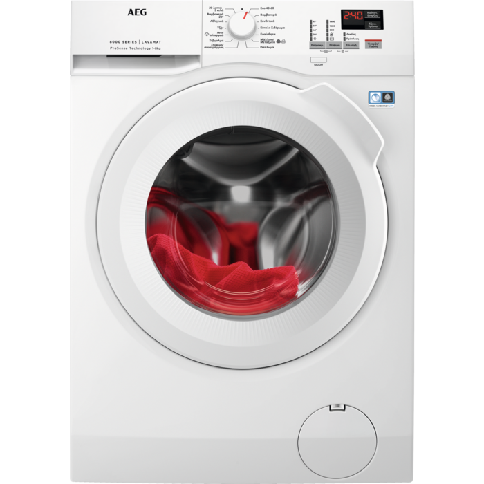 AEG - 8 kg washing machine - LF6EK148WG